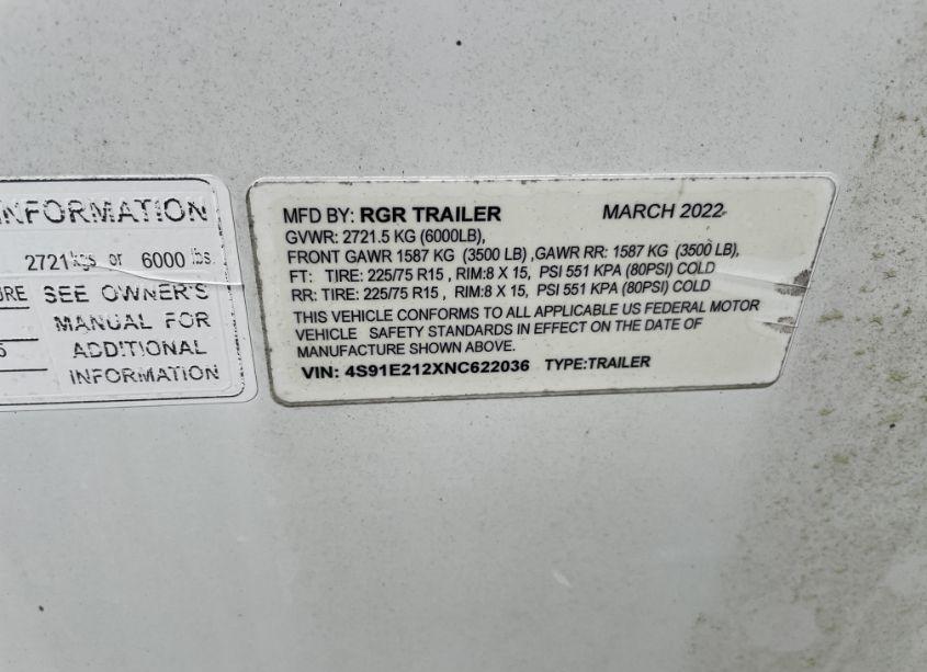 Photo 9 of 2022 Rj Other N/A (VIN 4S91E212XNC622036)