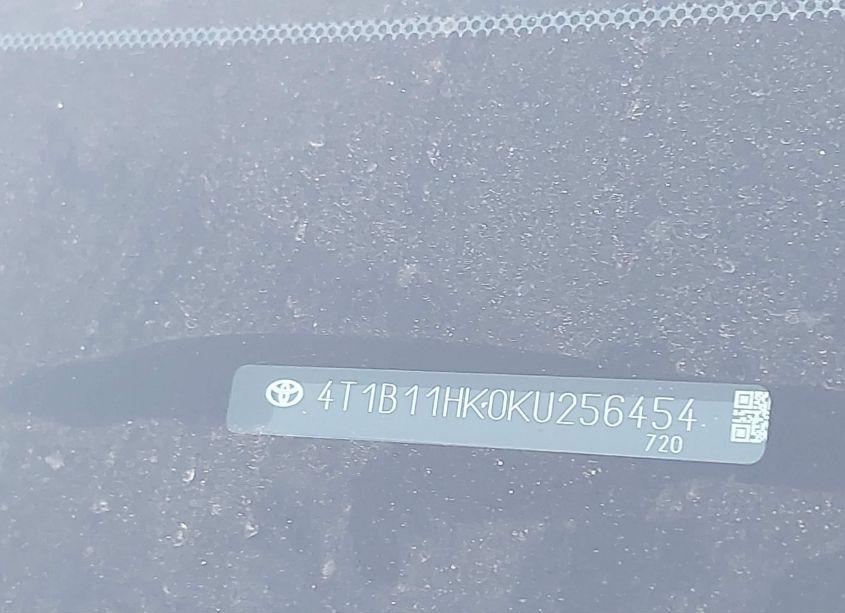 Photo 9 of 2019 Toyota Camry SE (VIN 4T1B11HK0KU256454)