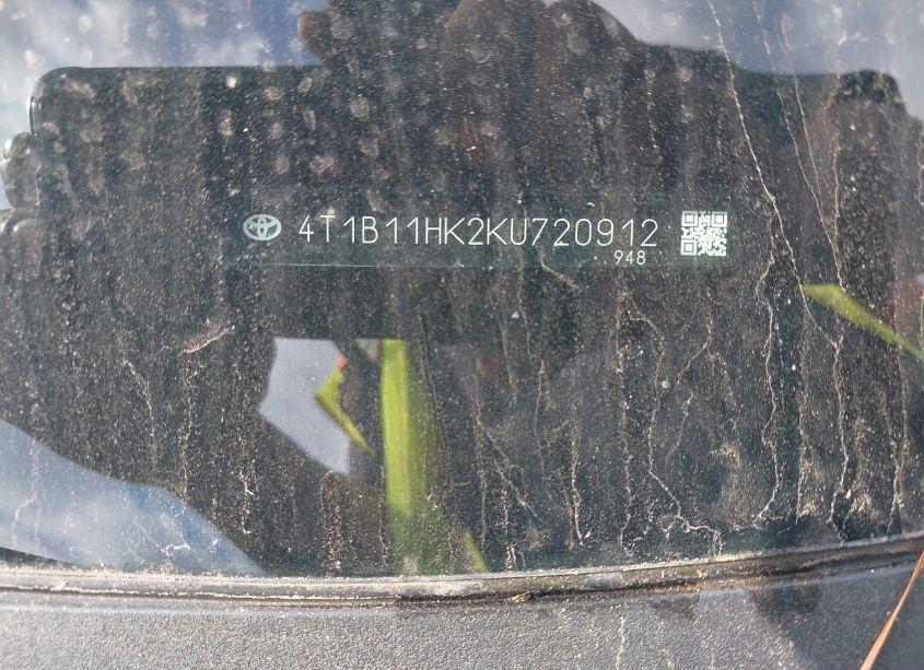 Photo 9 of 2019 Toyota Camry LE (VIN 4T1B11HK2KU720912)