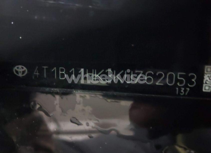 Photo 9 of 2019 Toyota Camry LE (VIN 4T1B11HK3KU762053)