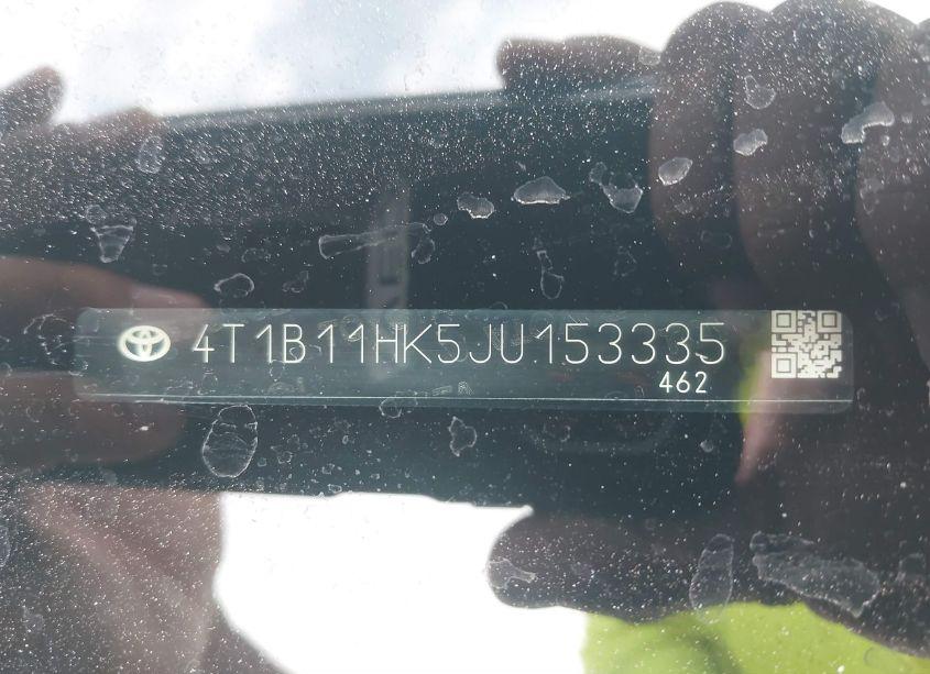 Photo 9 of 2018 Toyota Camry SE (VIN 4T1B11HK5JU153335)