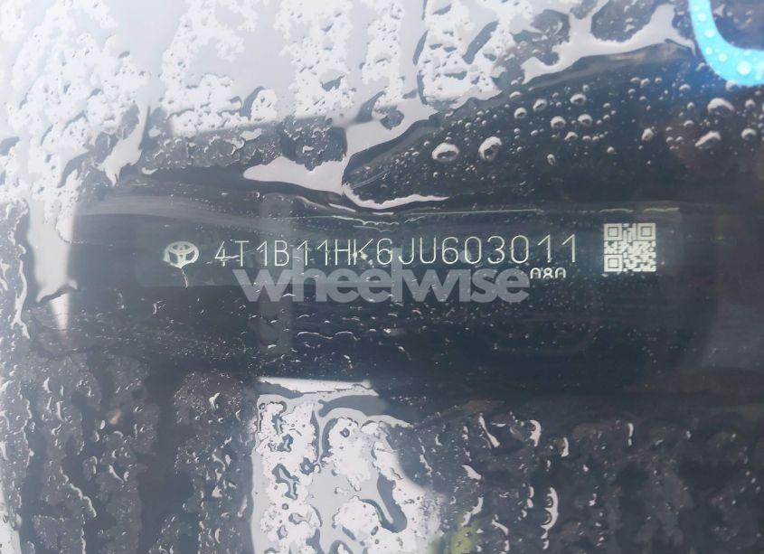 Photo 9 of 2018 Toyota Camry LE (VIN 4T1B11HK6JU603011)