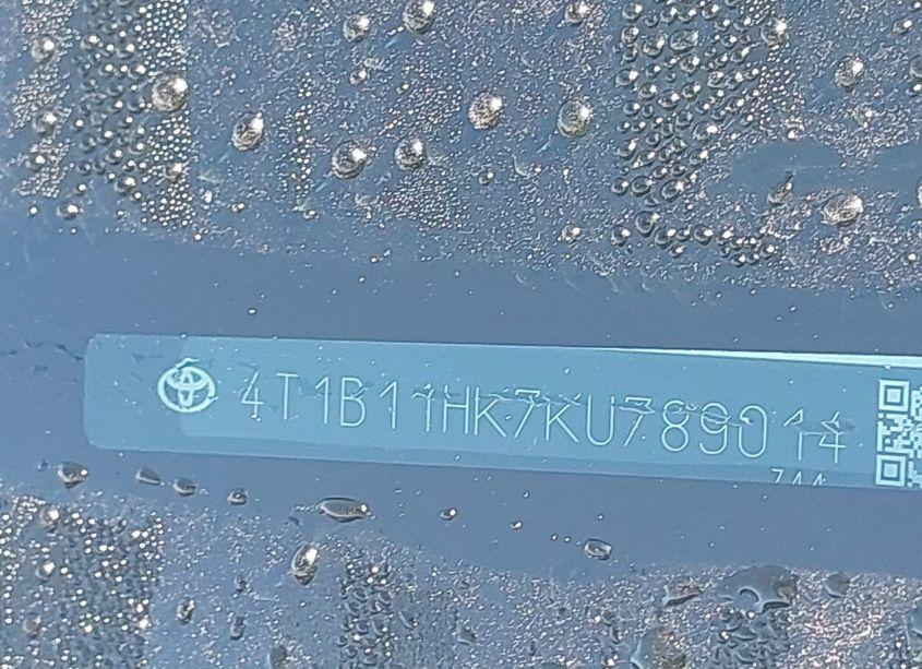 Photo 9 of 2019 Toyota Camry XLE (VIN 4T1B11HK7KU789014)