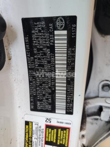 Photo 5 of 2018 TOYOTA CAMRY L (VIN 4T1B11HK8JU120927)