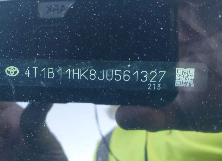 Photo 9 of 2018 Toyota Camry SE (VIN 4T1B11HK8JU561327)