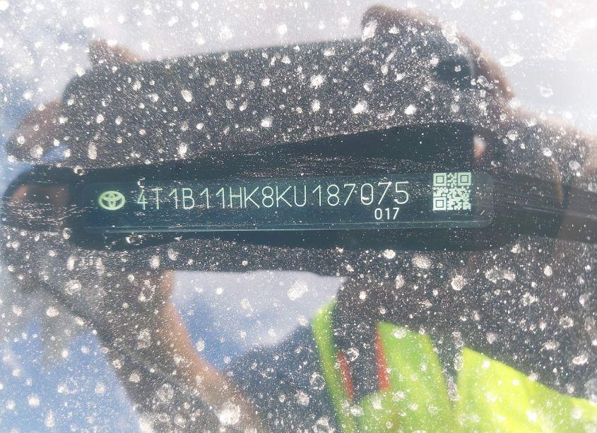 Photo 9 of 2019 Toyota Camry SE (VIN 4T1B11HK8KU187075)