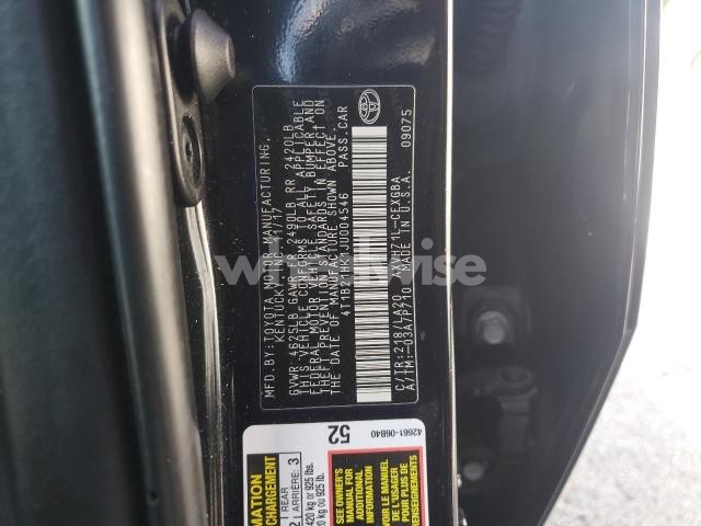 Photo 7 of 2018 TOYOTA CAMRY HYBRID (VIN 4T1B21HK1JU004546)