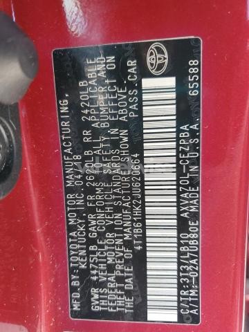 2018 TOYOTA CAMRY XSE (VIN 4T1B61HK2JU620664) main photo