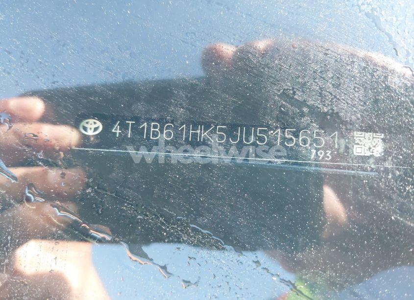 Photo 9 of 2018 Toyota Camry XSE (VIN 4T1B61HK5JU515651)