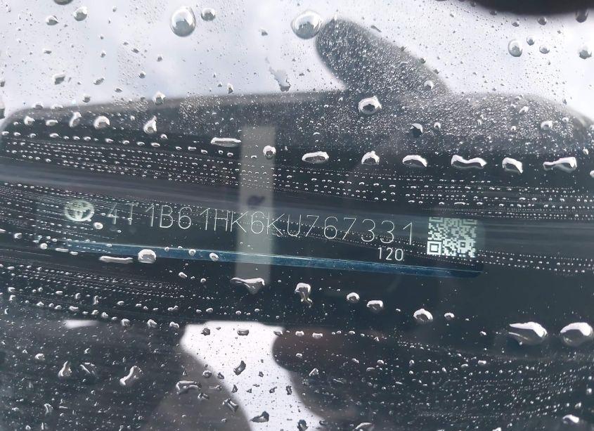 Photo 9 of 2019 Toyota Camry XSE (VIN 4T1B61HK6KU767331)