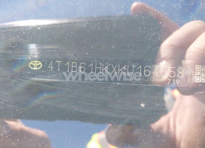 Photo 9 of 2019 Toyota Camry XSE (VIN 4T1B61HKXKU164558)