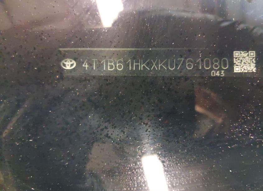 Photo 18 of 2019 Toyota Camry XSE (VIN 4T1B61HKXKU761080)