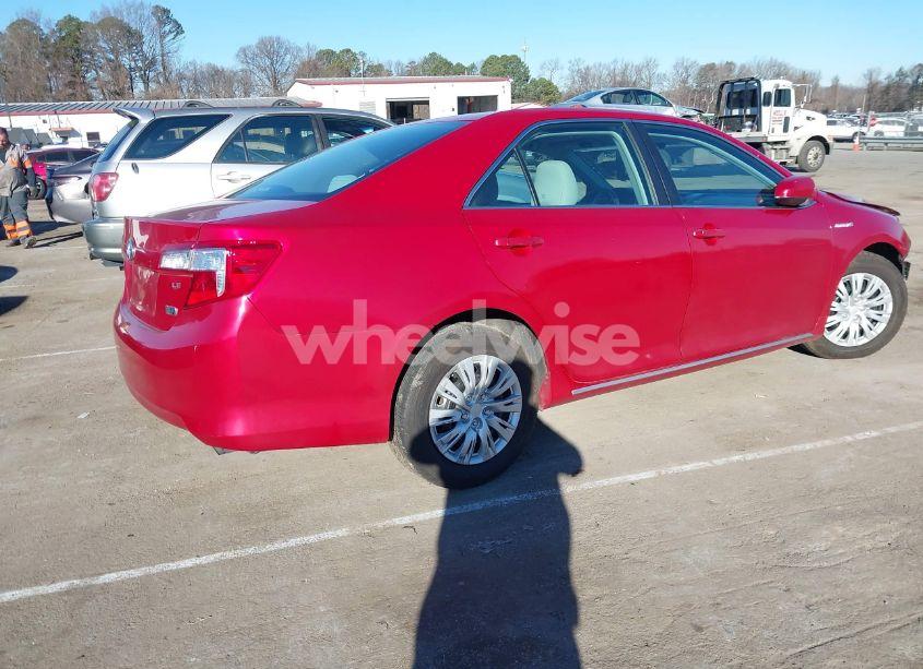 Photo 4 of 2012 Toyota Camry HYBRID LE (VIN 4T1BD1FK0CU009026)