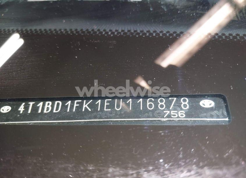 Photo 18 of 2014 Toyota Camry HYBRID XLE (VIN 4T1BD1FK1EU116878)