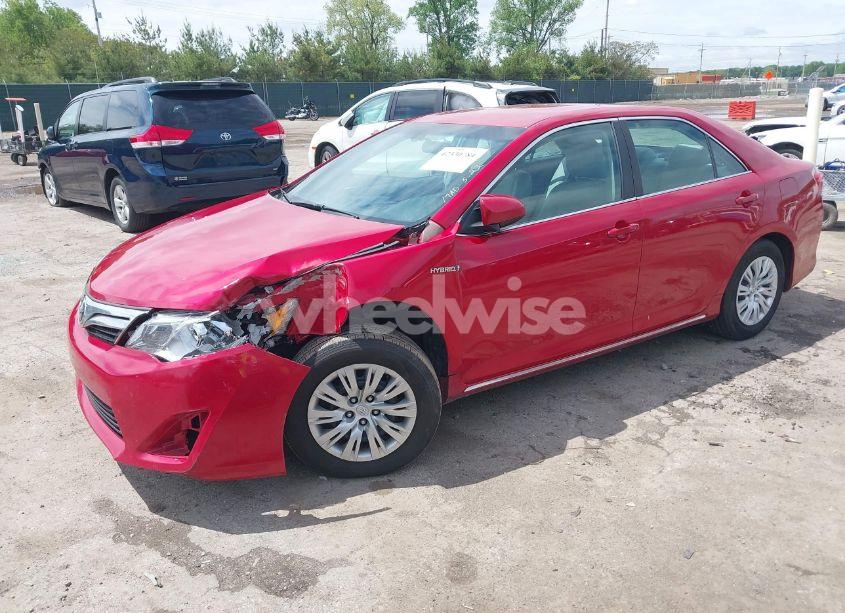 Photo 2 of 2014 Toyota Camry HYBRID LE/SE LIMITED EDITION/XLE (VIN 4T1BD1FK1EU118887)