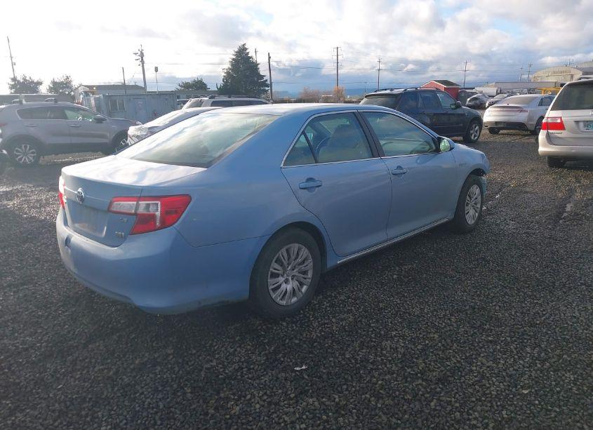 Photo 4 of 2013 Toyota Camry HYBRID LE (VIN 4T1BD1FK3DU086863)