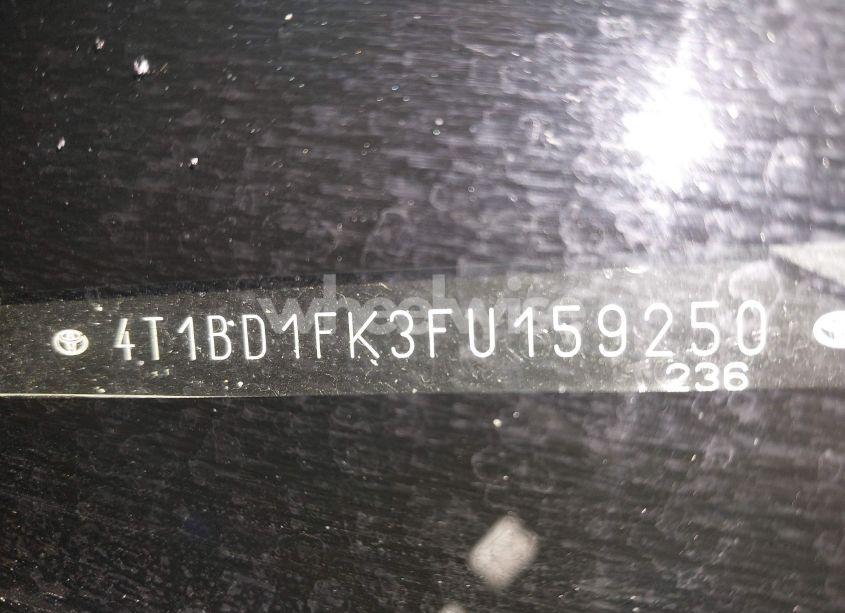 Photo 9 of 2015 Toyota Camry HYBRID LE (VIN 4T1BD1FK3FU159250)