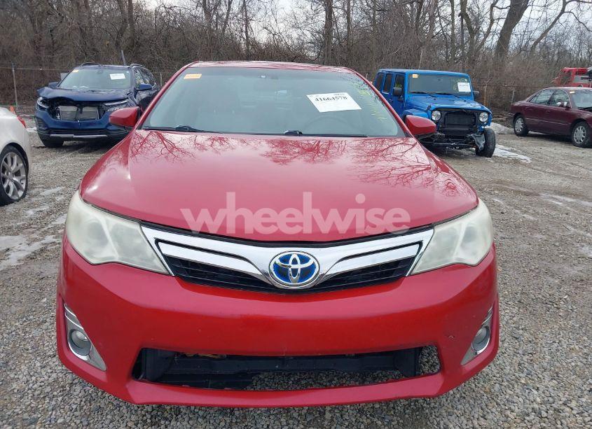 Photo 12 of 2012 Toyota Camry HYBRID XLE (VIN 4T1BD1FK4CU027707)