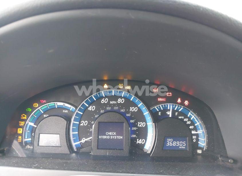 Photo 7 of 2012 Toyota Camry HYBRID XLE (VIN 4T1BD1FK4CU027707)