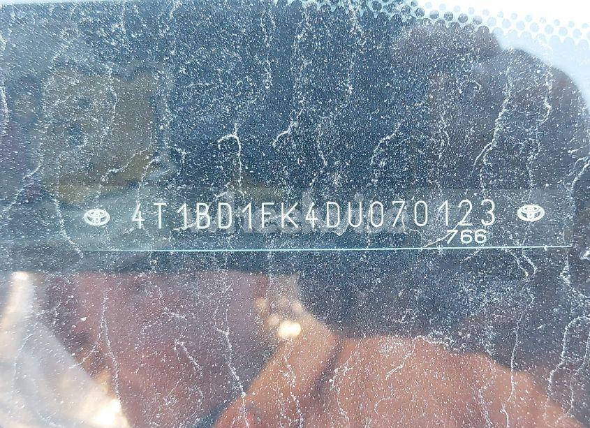 Photo 9 of 2013 Toyota Camry HYBRID XLE (VIN 4T1BD1FK4DU070123)