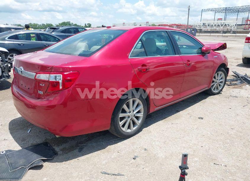 Photo 4 of 2012 Toyota Camry HYBRID LE/XLE (VIN 4T1BD1FK5CU021933)