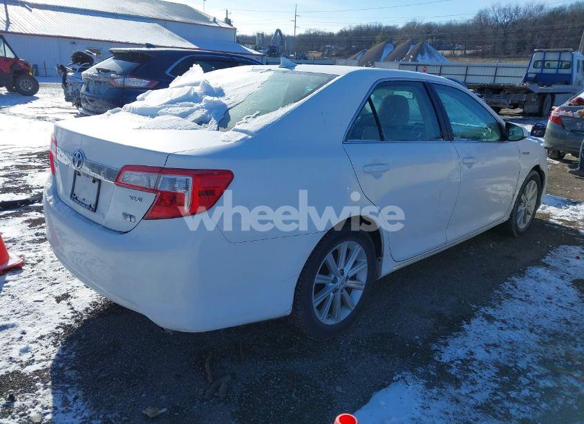 Photo 4 of 2012 Toyota Camry HYBRID XLE (VIN 4T1BD1FK6CU009757)