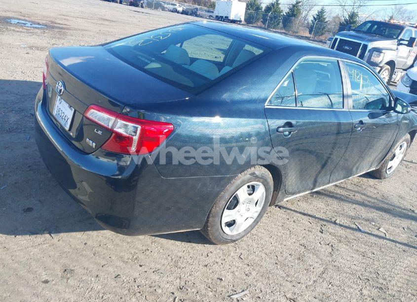 Photo 4 of 2012 Toyota Camry HYBRID LE (VIN 4T1BD1FK6CU035856)