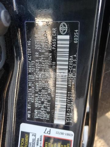 Photo 2 of 2014 TOYOTA CAMRY HYBRID (VIN 4T1BD1FK6EU111918)