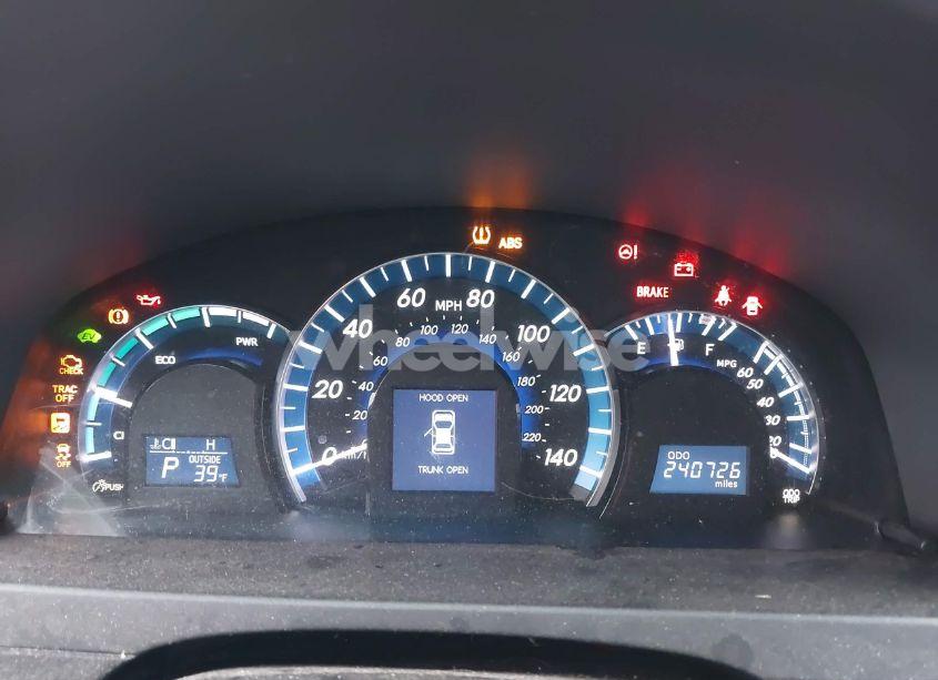 Photo 7 of 2012 Toyota Camry HYBRID XLE (VIN 4T1BD1FK7CU015342)