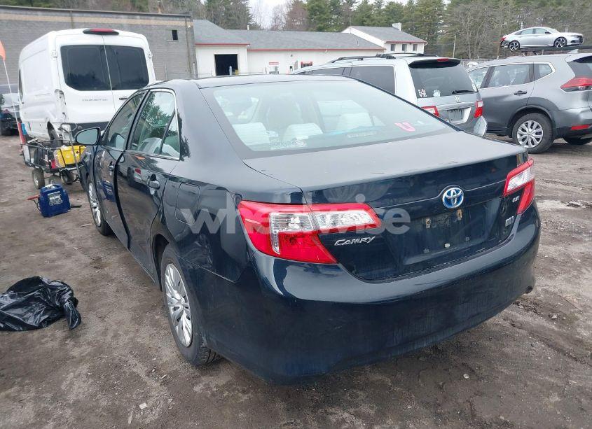 Photo 3 of 2013 Toyota Camry HYBRID LE (VIN 4T1BD1FK7DU078328)