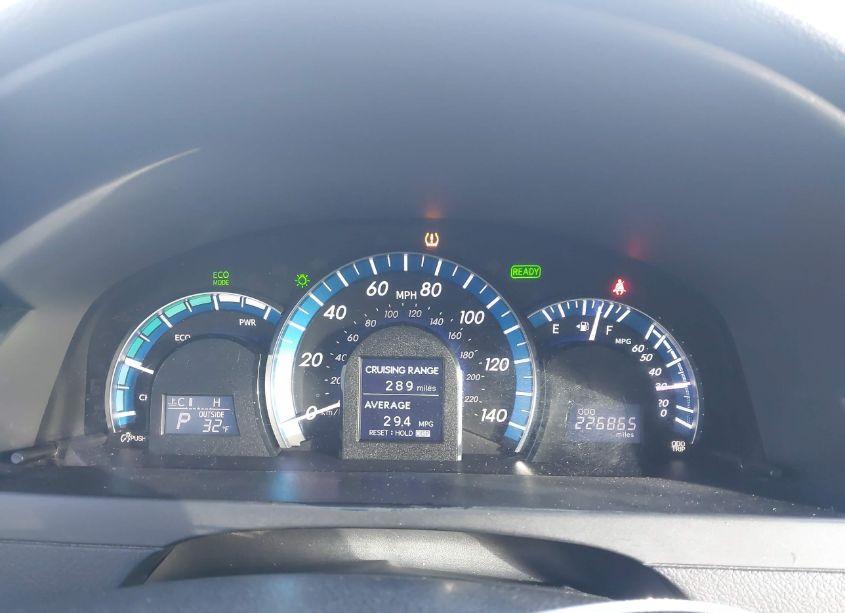 Photo 7 of 2012 Toyota Camry HYBRID XLE (VIN 4T1BD1FK8CU049211)