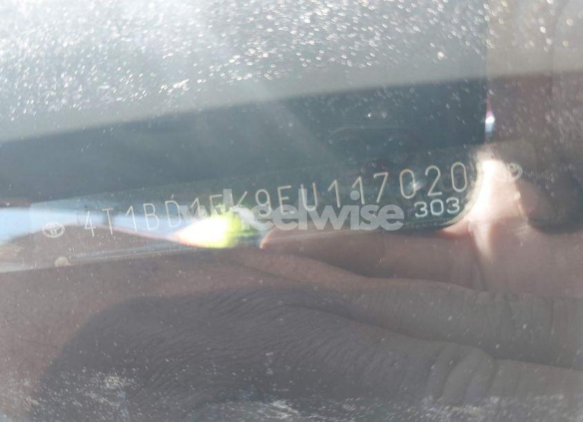 Photo 12 of 2014 Toyota Camry HYBRID LE (VIN 4T1BD1FK9EU117020)