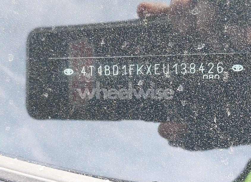 Photo 9 of 2014 Toyota Camry HYBRID XLE (VIN 4T1BD1FKXEU138426)