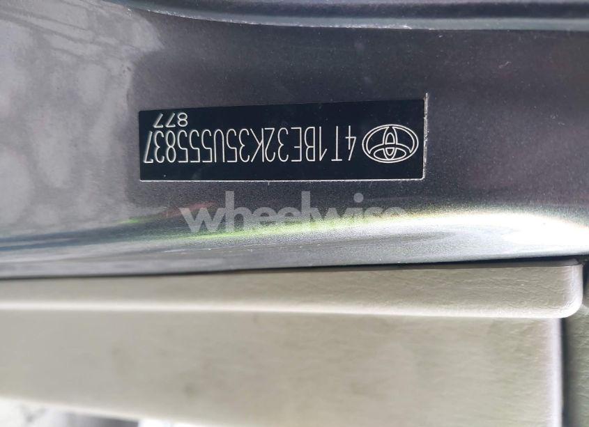 Photo 9 of 2005 Toyota Camry LE (VIN 4T1BE32K35U555837)