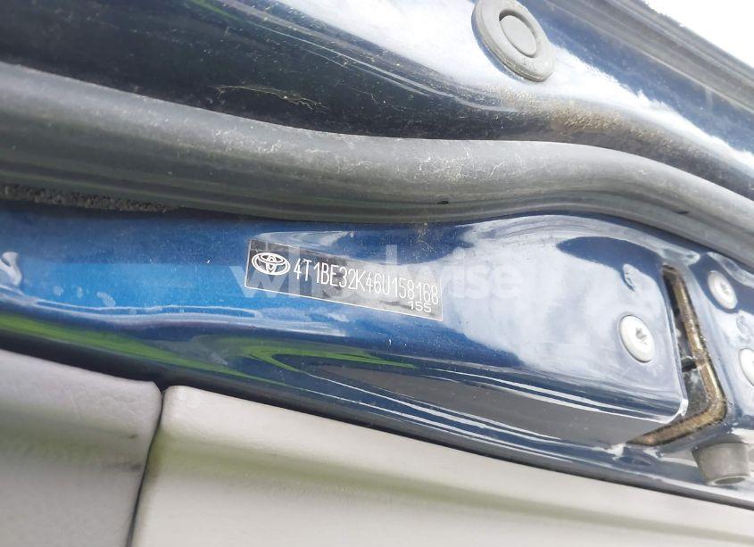 Photo 9 of 2006 Toyota Camry LE (VIN 4T1BE32K46U158168)