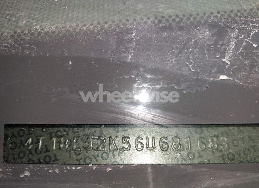 Photo 9 of 2006 Toyota Camry LE (VIN 4T1BE32K56U681683)