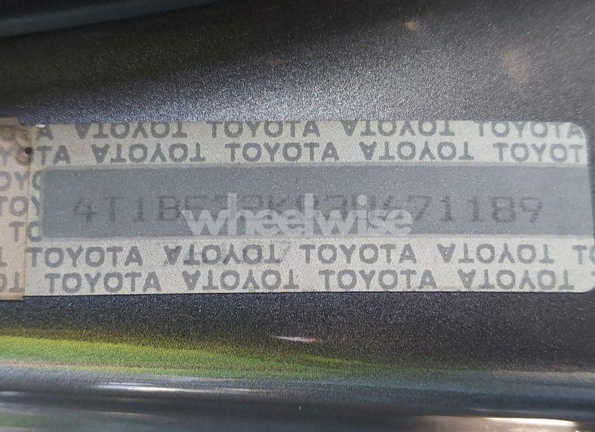 Photo 9 of 2003 Toyota Camry LE (VIN 4T1BE32K83U671189)