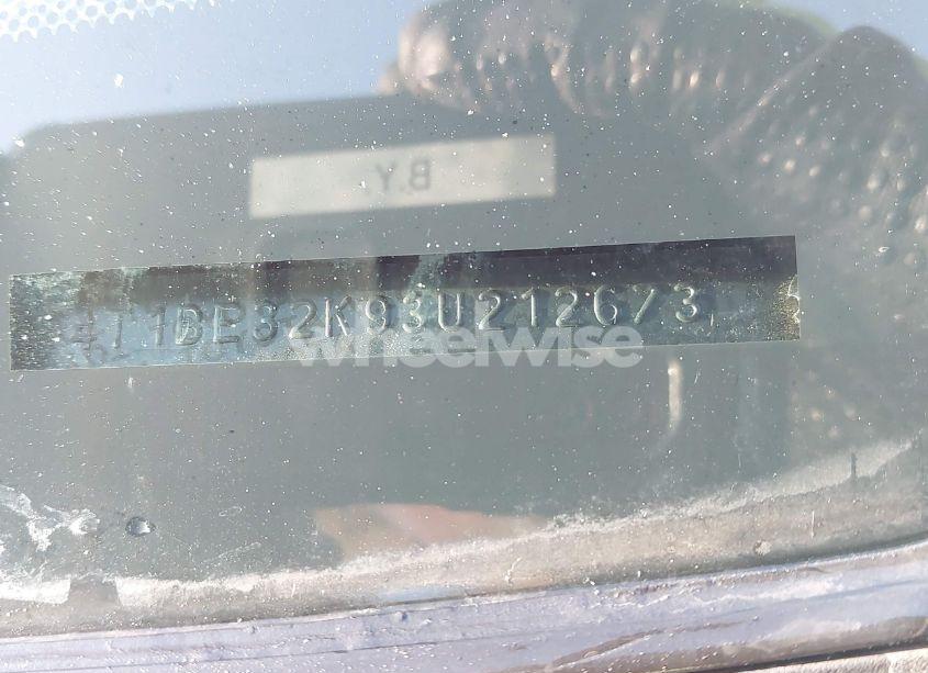 Photo 9 of 2003 Toyota Camry LE (VIN 4T1BE32K93U212673)