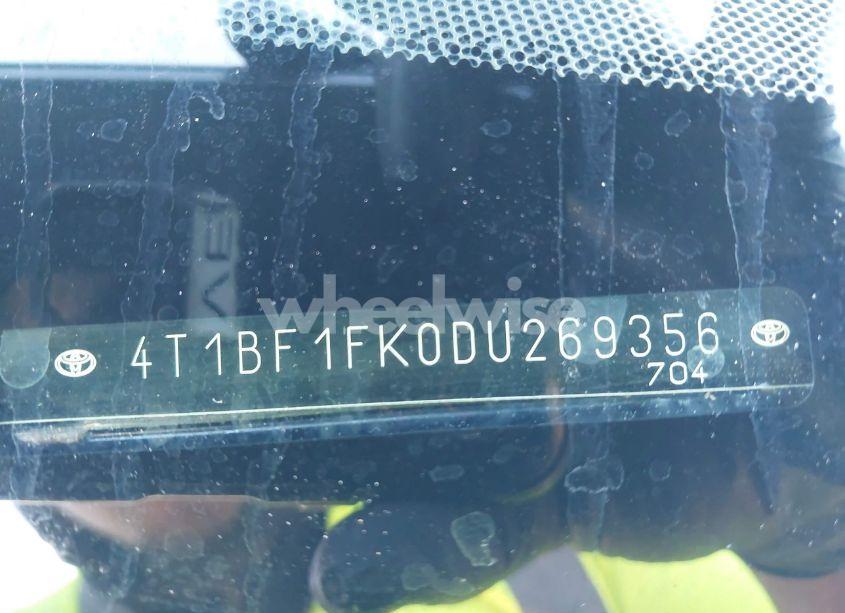 Photo 9 of 2013 Toyota Camry SE (VIN 4T1BF1FK0DU269356)