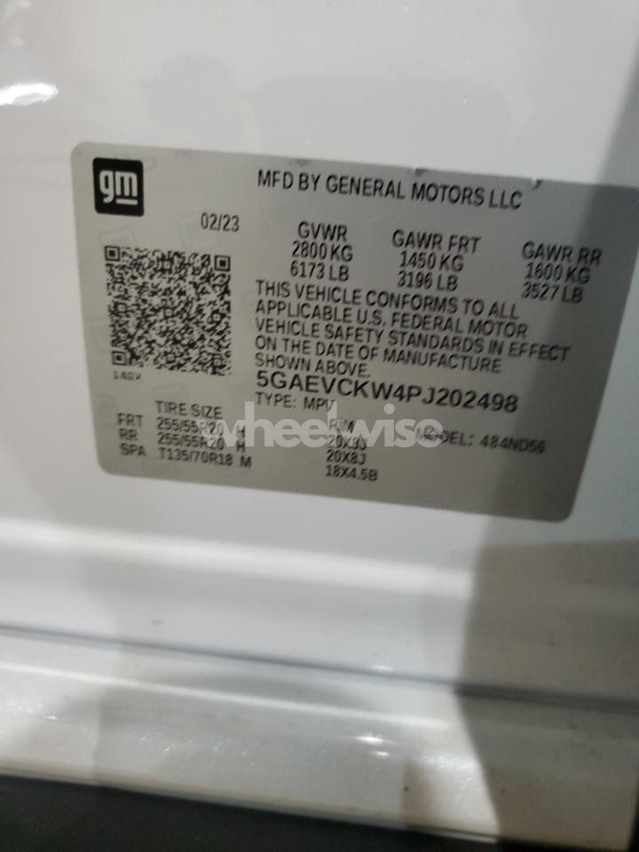 Photo 13 of 2023 BUICK ENCLAVE AVENIR (VIN 4T1BF1FK0EU364503)