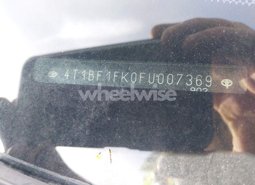 Photo 17 of 2015 Toyota Camry SE (VIN 4T1BF1FK0FU007369)