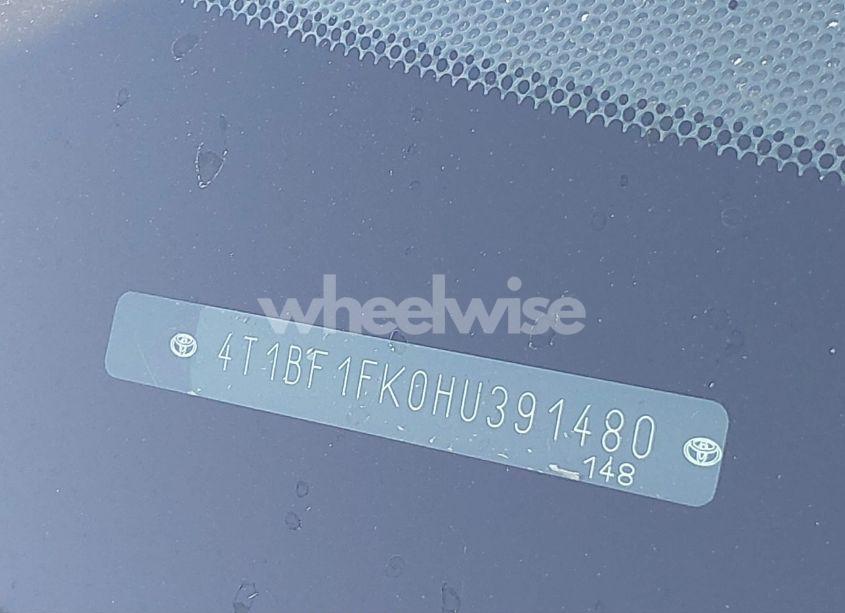 Photo 17 of 2017 Toyota Camry LE (VIN 4T1BF1FK0HU391480)