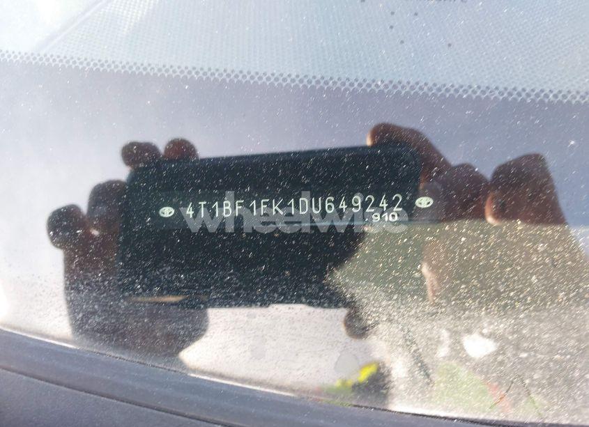 Photo 18 of 2013 Toyota Camry SE (VIN 4T1BF1FK1DU649242)