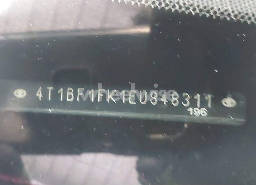 Photo 9 of 2014 Toyota Camry LE (VIN 4T1BF1FK1EU848311)