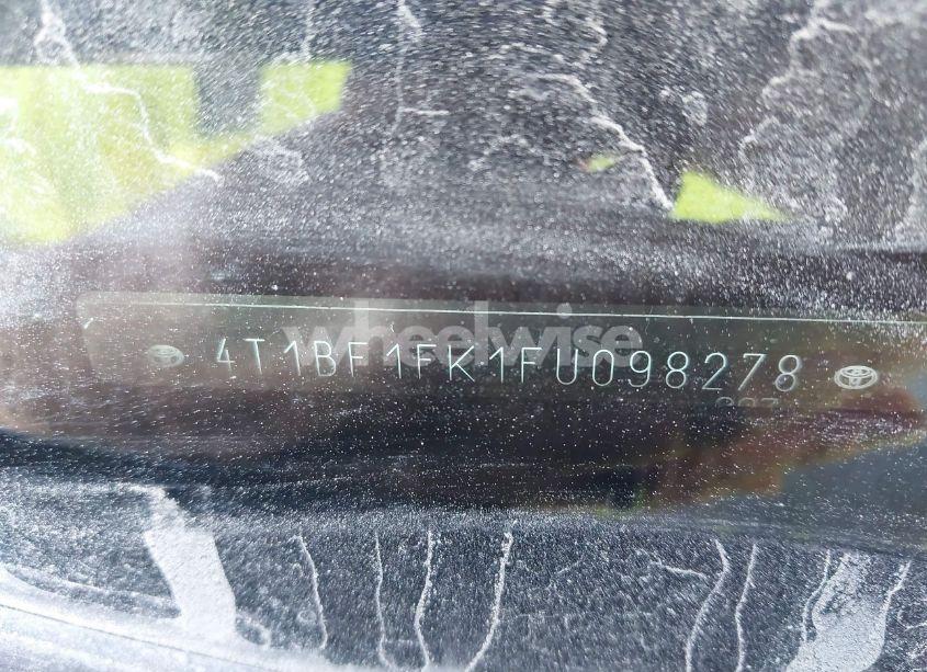 Photo 9 of 2015 Toyota Camry SE (VIN 4T1BF1FK1FU098278)