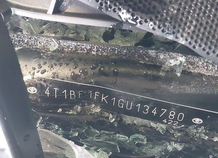 Photo 9 of 2016 Toyota Camry SE (VIN 4T1BF1FK1GU134780)