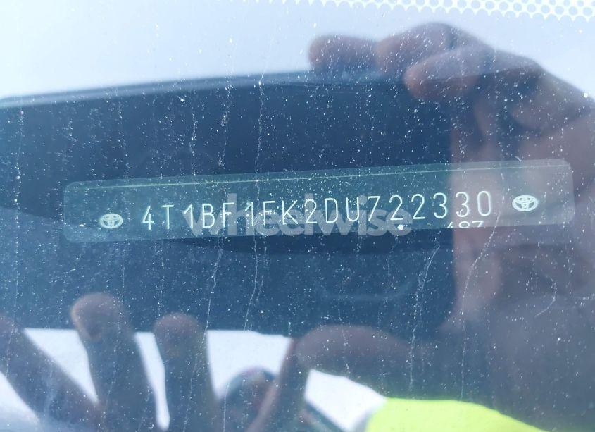 Photo 9 of 2013 Toyota Camry SE (VIN 4T1BF1FK2DU722330)