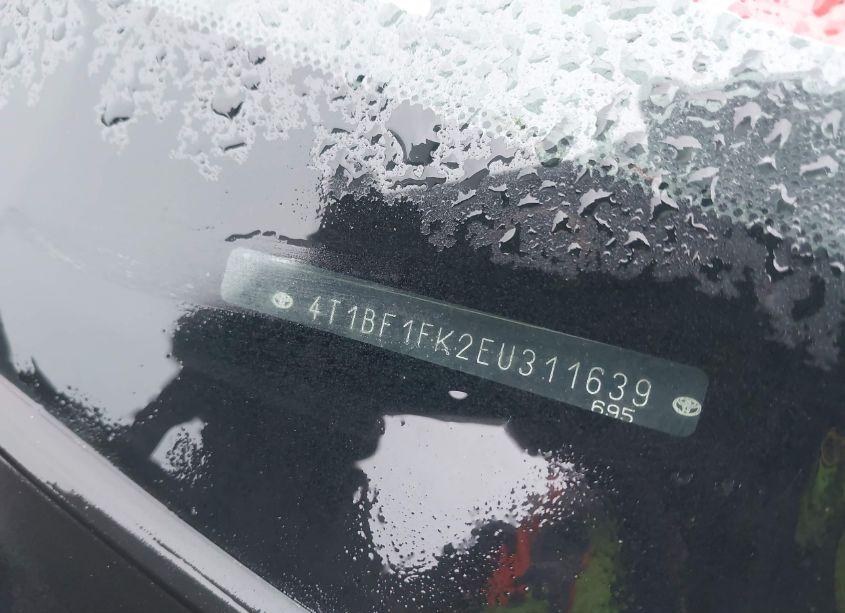 Photo 9 of 2014 Toyota Camry SE (VIN 4T1BF1FK2EU311639)