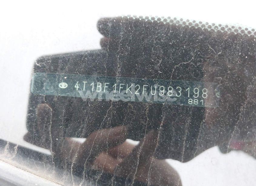 Photo 9 of 2015 Toyota Camry LE (VIN 4T1BF1FK2FU983198)