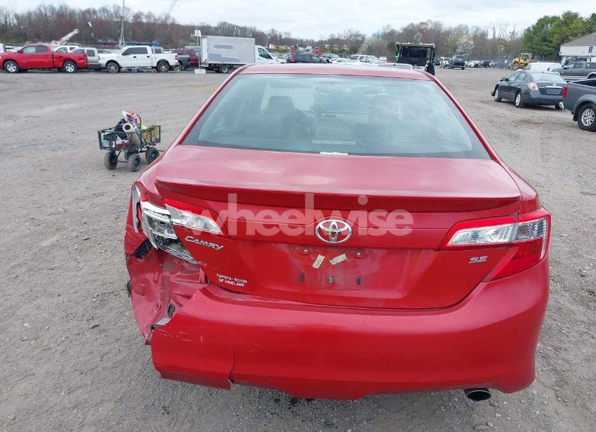 Photo 16 of 2012 Toyota Camry SE (VIN 4T1BF1FK3CU507764)